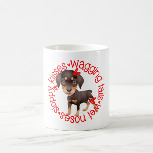 Mug Chien Rottweiller, baisers négligés