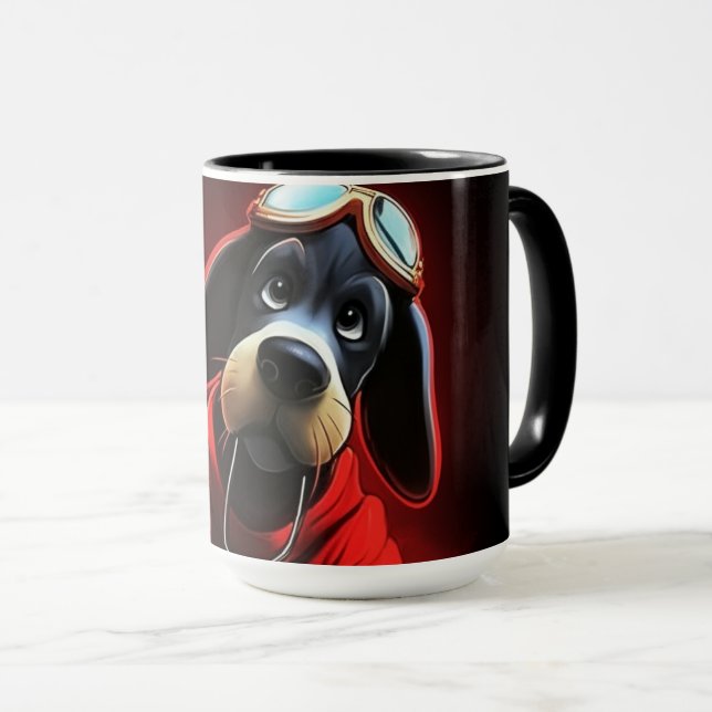 Mug Chien Rouge (Devant droit)