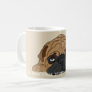 Mug Chien roussant rondelle Furry Baby Bull Chien