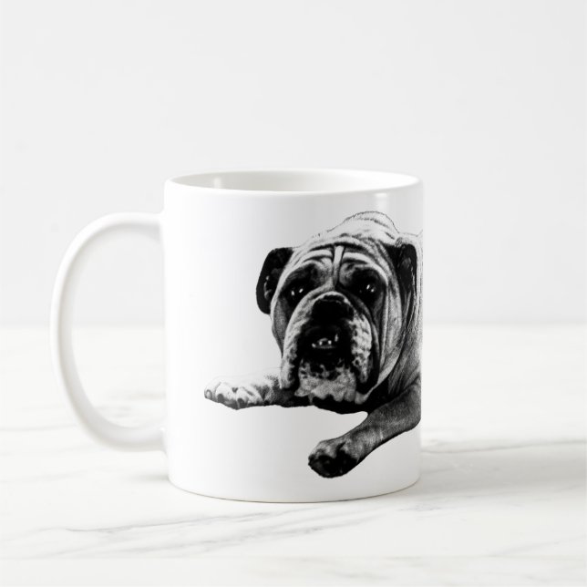 Mug Chien-taureau chaud matin (Gauche)