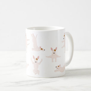 Mug Chien taureau faisant du yoga