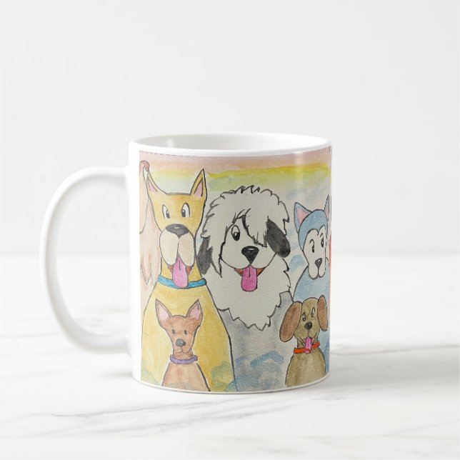 Mug Chiens au Ciel (Gauche)
