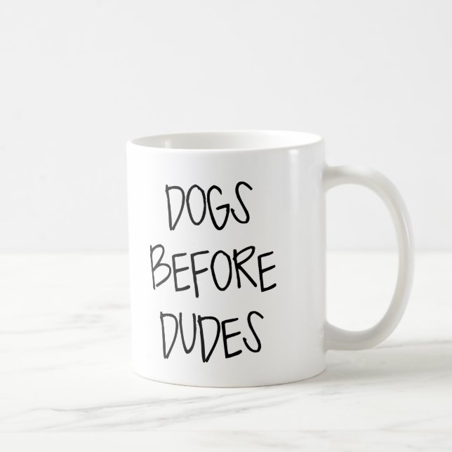 Mug Chiens avant des types (Droite)