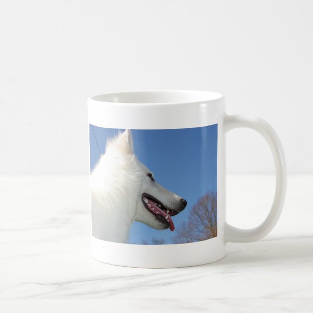 Mug Chiens de berger suisses blancs (Droite)