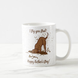 Mug Chiens de crevaison - Bonne Fête des pères.