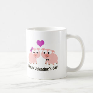 Mug Chiens de la journée Hoggy Valentines