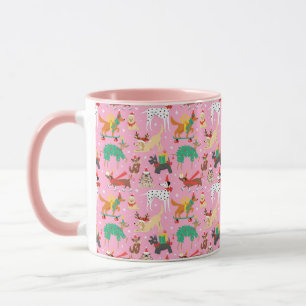 Mug Chiens de Noël en Motif de vêtements de vacances