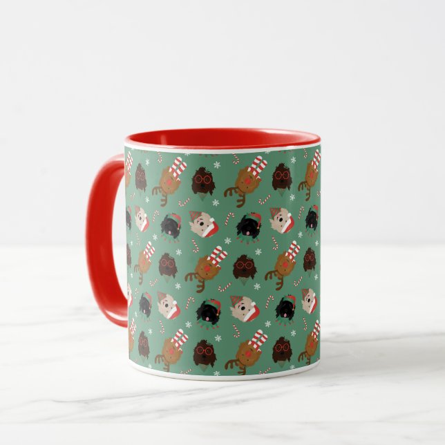 Mug Chiens de Noël Goldendoodle (Devant gauche)
