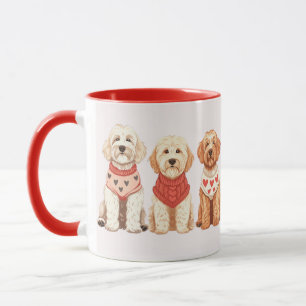 Mug Chiens de Valentine Goldendoodle