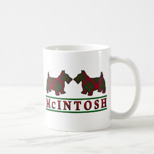 Mug Chiens écossais de Clan McIntosh Tartan
