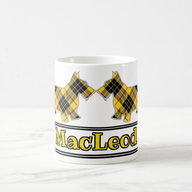 Mug Chiens écossais du clan écossais de Cheer MacLeod  (Centre)