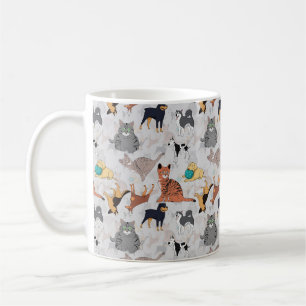 Mug Chiens Et Chats Cutes Design Motif