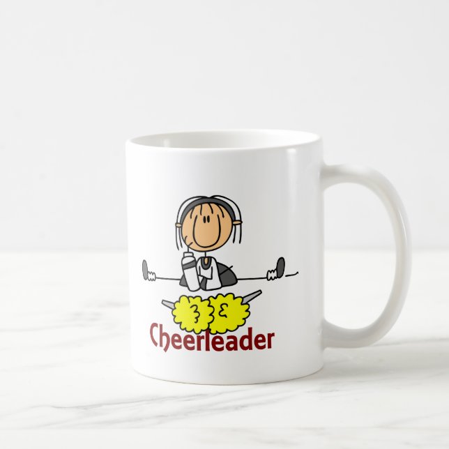 Mug Chiffre de bâton de pom-pom girl (Droite)