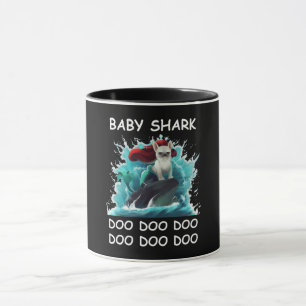 Mug Chiffre de taureau français   Baby Shark Doo Doo D