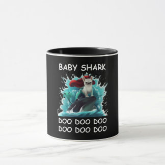Mug Chiffre de taureau français | Baby Shark Doo Doo D