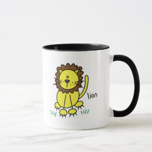 Mug Chiffre T-shirts et cadeaux de bâton de lion
