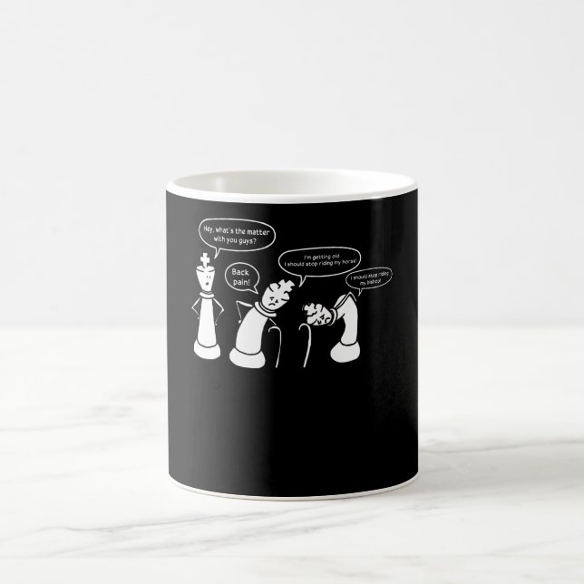 Mug Chiffres amusants des échecs (Centre)