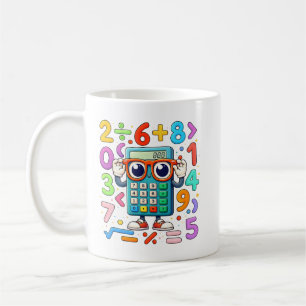 Mug Chiffres Calculatrice de Maths Mignonne pour E