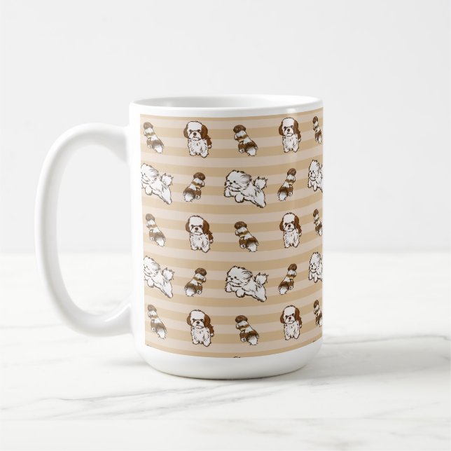 Mug chih tzu chien motif (Gauche)