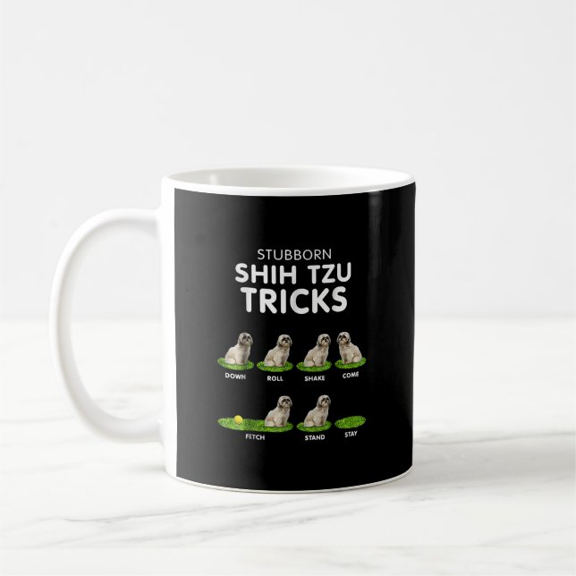 Mug Chih Tzu Trick/Amoureux des chiens têtu (Gauche)