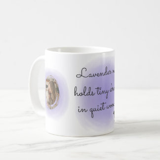 Mug Chihuahua à l'aquarelle lavande Photo personnalisé