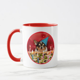 Mug Chihuahua Anniversaire Pizza Pie