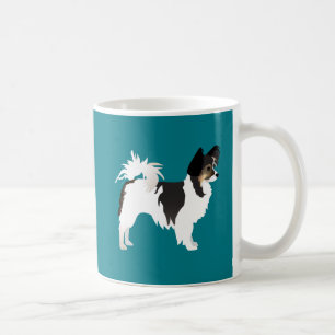Mug Chihuahua aux cheveux longs ou Papillon Conception