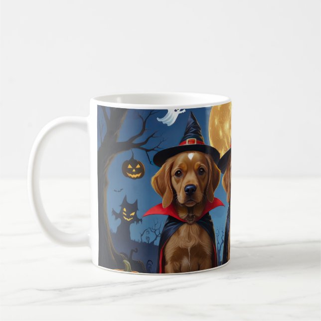 Mug Chihuahua Chien Citrouille Halloween Funny (Gauche)