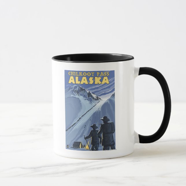 Mug Chilkoot Pass, Alaska Gold Miners (Droite)