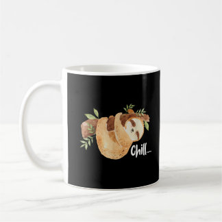 Mug Chill Hanging Sloth Wildlife Amoureux des animaux 