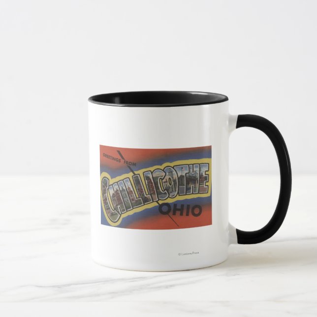 Mug Chillicothe, Ohio - Scènes de grandes lettres (Droite)