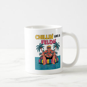 Mug Chillin Comme Un Felon Trump Pour Le Sommet Du Pré
