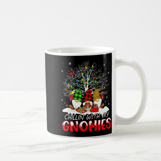 Mug Chillin With My Gnomies Funny Christmas Family Fri (Droite)