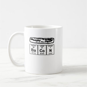Mug Chimie classique de la balise Bacon