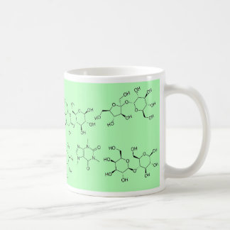 Mug chimie de thé et de café en vert