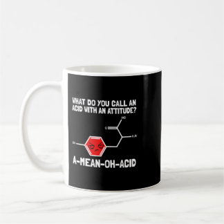 Mug Chimiste Chimie de travail Pun Amino Acid Chimique