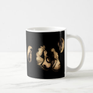 Mug chimpanzés embrassants