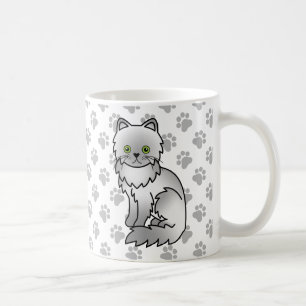 Mug Chinchilla Grey Perse mignon Cartoon Chat