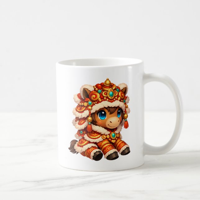 Mug Chinese New Year Horse 2026 Zodiac (Droite)