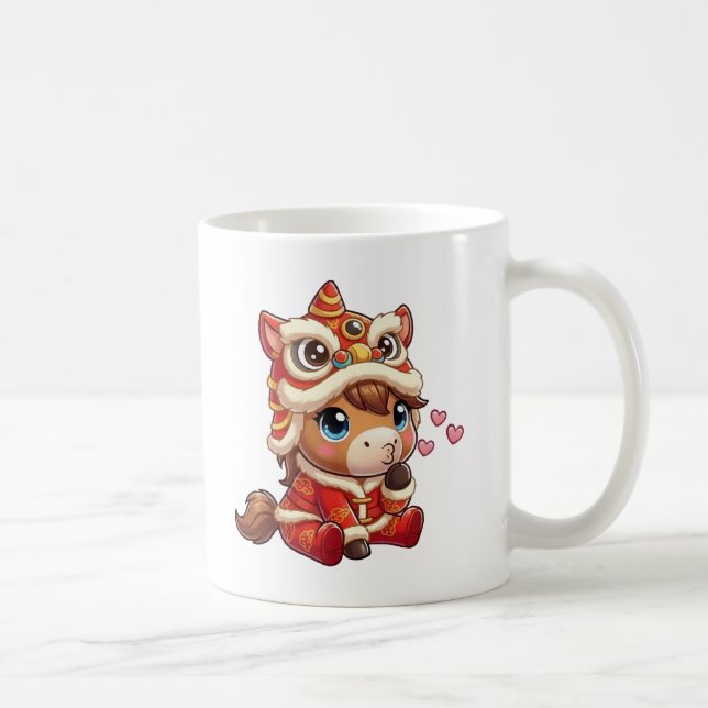Mug Chinese New Year Horse 2026 Zodiac (Droite)