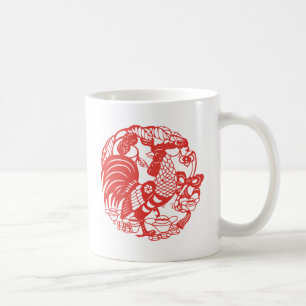 Mug Chinois Papier coupé année ZodiacAnniversaire Mg2