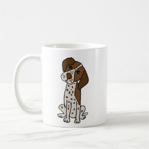 Mug Chiot allemand mignon d'indicateur aux cheveux