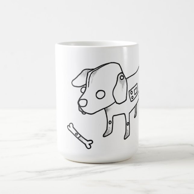 Mug chiot androïde (Centre)