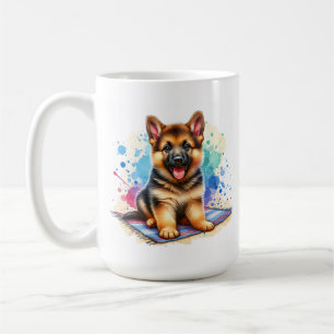 Mug Chiot berger allemand personnalisé