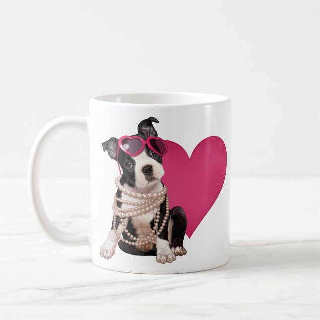 Mug Chiot de Boston Terrier (Gauche)