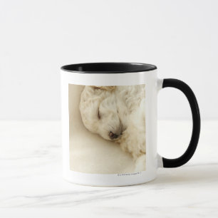 Mug Chiot de caniche de sommeil