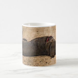 Mug Chiot de labrador retriever de chocolat