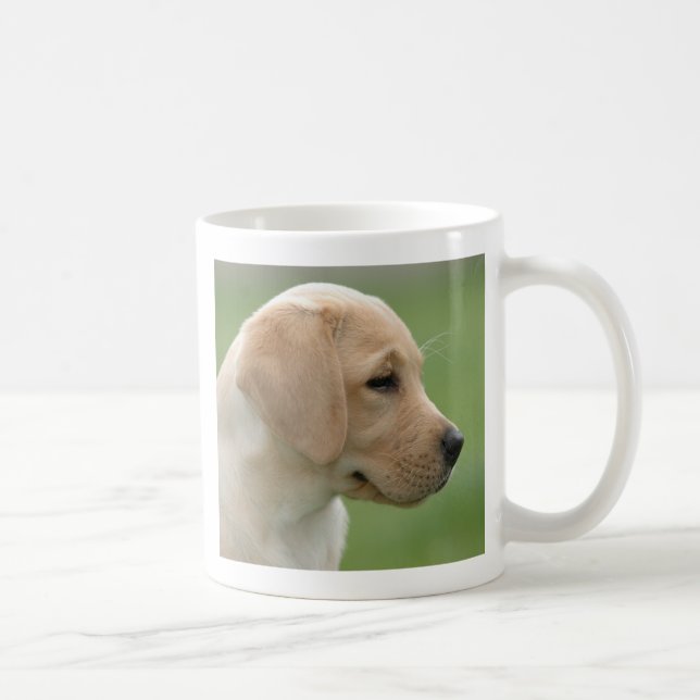 Mug Chiot de repêcheur du labrador jaune (Droite)