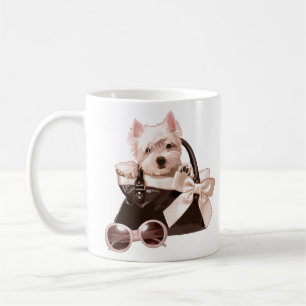 Mug Chiot de Westie dans le sac à main