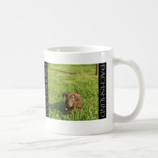 Mug Chiot fonctionnant de Doxie (Droite)